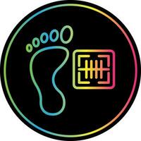 Footprint Vector Icon Design