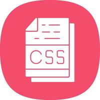 Css File Format Vector Icon Design