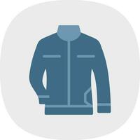 cuero chaqueta vector icono diseño