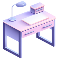 desk illustration ai generative png