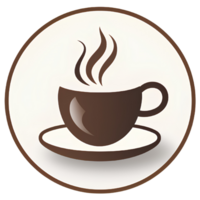 café taza aislar clipart ai generativo png