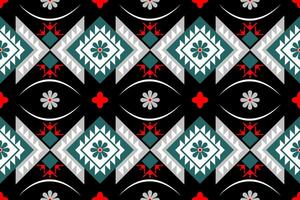 ethnic geometric seamless pattern. Geometric ethnic pattern can be used in fabric design for clothes, decorative paper, wrapping, textile, embroidery, illustration, vector, carpet vector