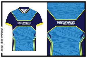 gratis vector resumen antecedentes para Deportes vóleibol jersey modelo