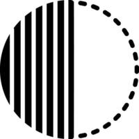 solid icon for partial vector