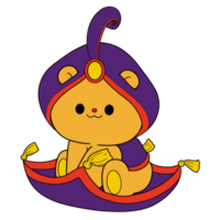 The illustration of an Aladdin png