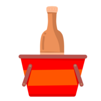 Red Wine bucket png