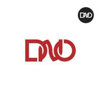 Letter DNO Monogram Logo Design vector