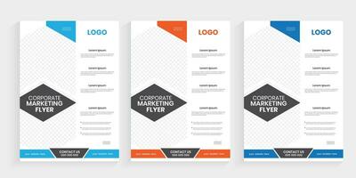 New business marketing flyer design, Corporate business print flyer design, A4 size eps file format flier design vector