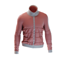 pink jacket 3d mockup png