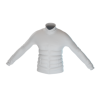 white jacket mockup 3d png