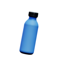 Water Bottle Mockup AI Generative png