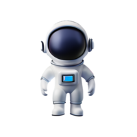 astronauta espacio dibujos animados ai generativo png