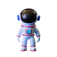 astronaut Plats tecknad serie ai generativ png