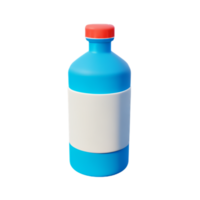 water fles mockup ai generatief png