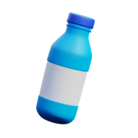 Water Bottle Mockup AI Generative png