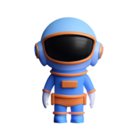 astronauta espaço desenho animado ai generativo png