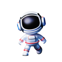 astronauta espaço desenho animado ai generativo png