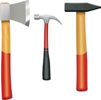 Set Of Hummer Tools vector