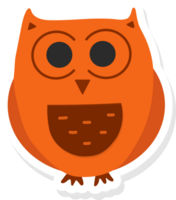 owl elements, halloween elements stickers. png