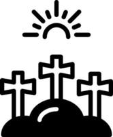 solid icon for salvation vector