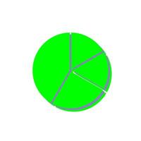 Pie Chart Vector Icon