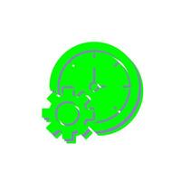 Time Setting Vector Icon