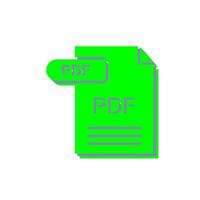 icono de vector de pdf