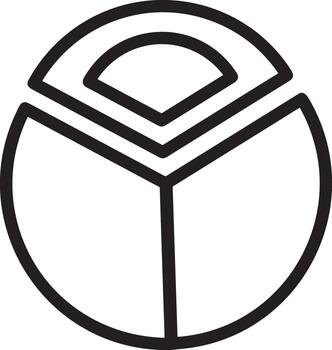 Growth business icon symbol vector image. Illustration of the progress outline infographic strategy  development design image