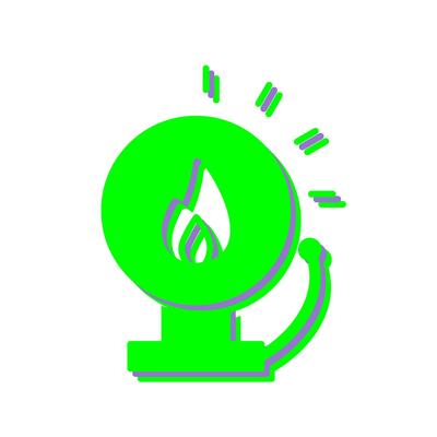 Unique Fire Alert Vector Icon