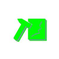 Unique Break Glass Vector Icon