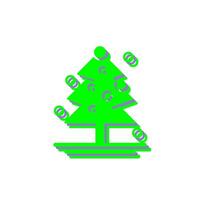 Christmas Tree Vector Icon