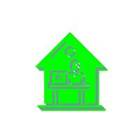 Work At Home Vector Icon