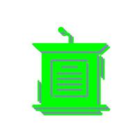 Podium Vector Icon