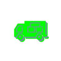 Logistics Car Vector Icon