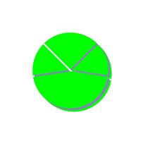 Pie Chart Analysis Vector Icon