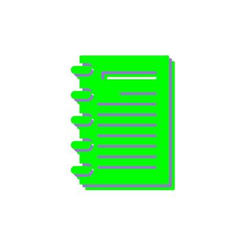 Notepad Vector Icon