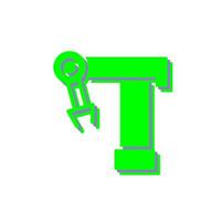 Robotic Arm Vector Icon