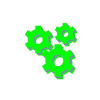 Gears Vector Icon