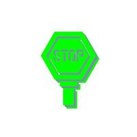 Stop Sign Vector Icon