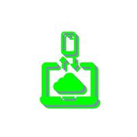 Data Transfer Vector Icon