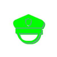 Police Hat Vector Icon