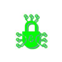 Cyber Defense Vector Icon