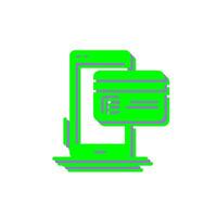 Cashless Payment Vector Icon