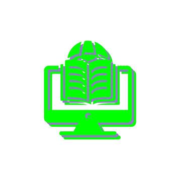 icono de vector de aprendizaje