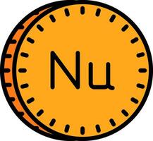 Ngultrum Vector Icon Design