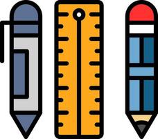 Stationery Vector Icon Design