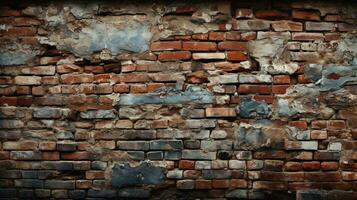 Wall texture of sharp stone bricks tiles background photo