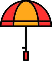 Umbrella Vector Icon Design