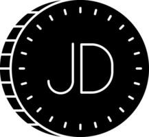 Jordanian dinar Vector Icon Design
