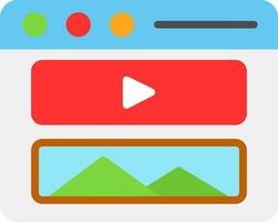 Digital Content Vector Icon Design